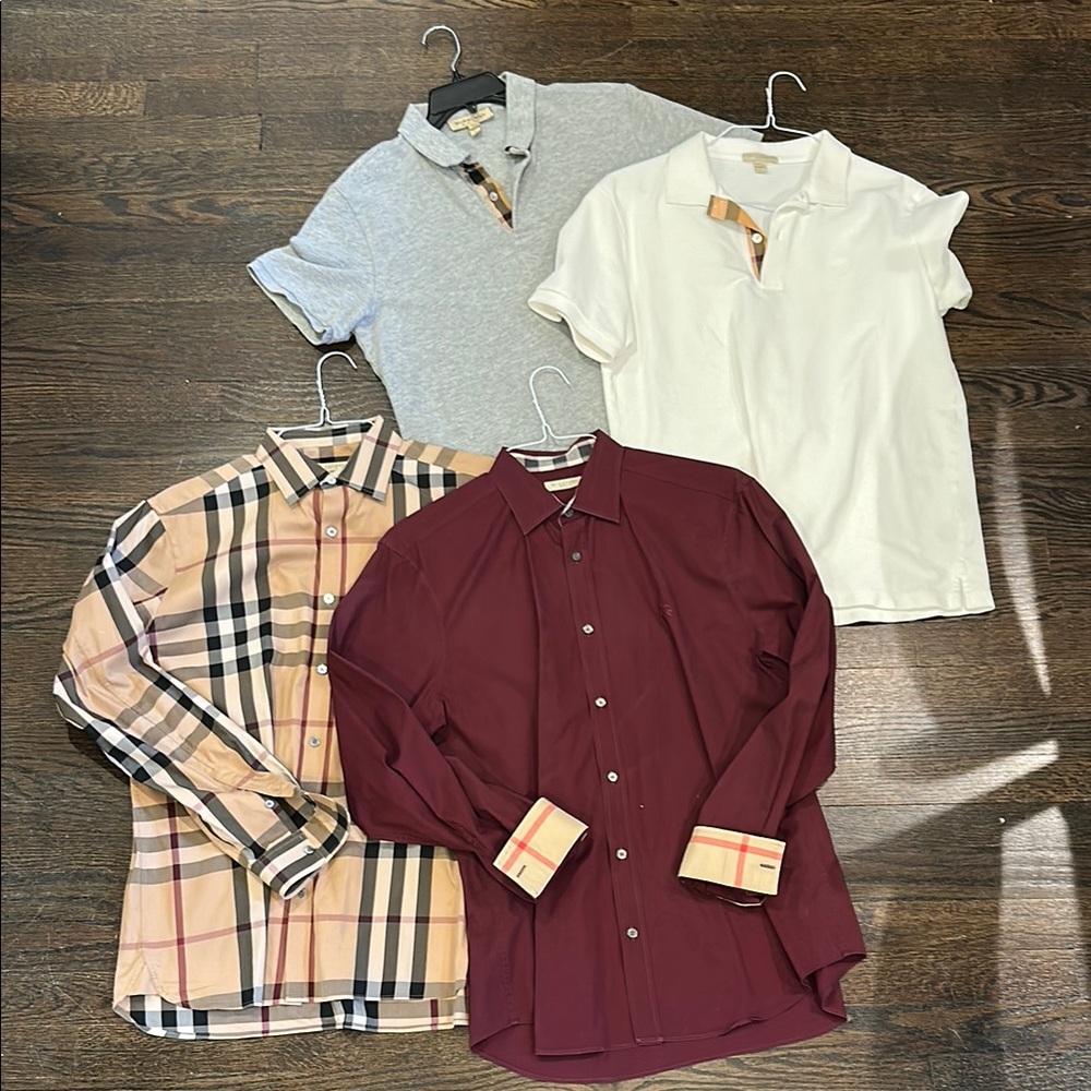 Burberry 2 Button-Down Shirt, 2 Polos